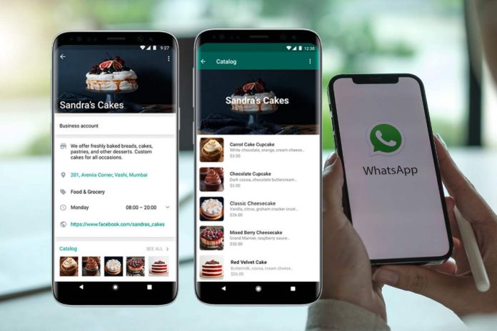 catálogo de produtos do WhatsApp Business